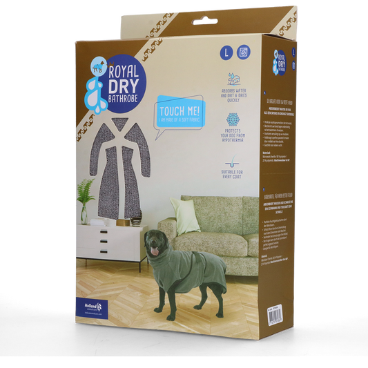 Roupão de banho Royal Dry para cães G
