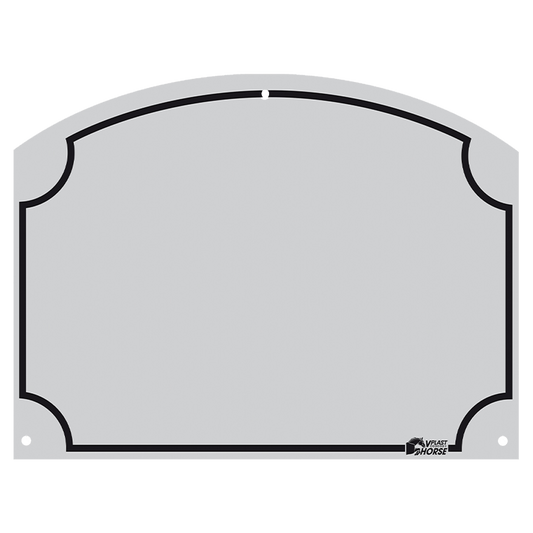 Placa de identificação estável mm