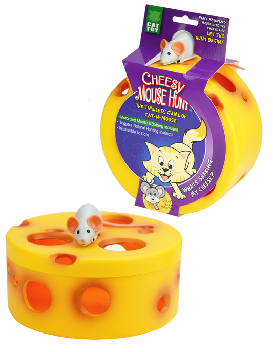 Brinquedo para Gatos VisionSmart Caça ao Rato com Queijo