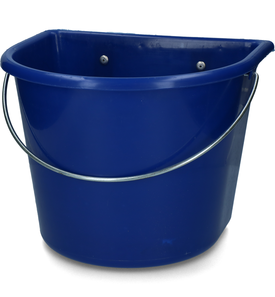 Alimentador vPlast com ganchos e alça 15 litros azul escuro