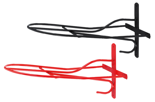 Suporte de selim de metal vermelho